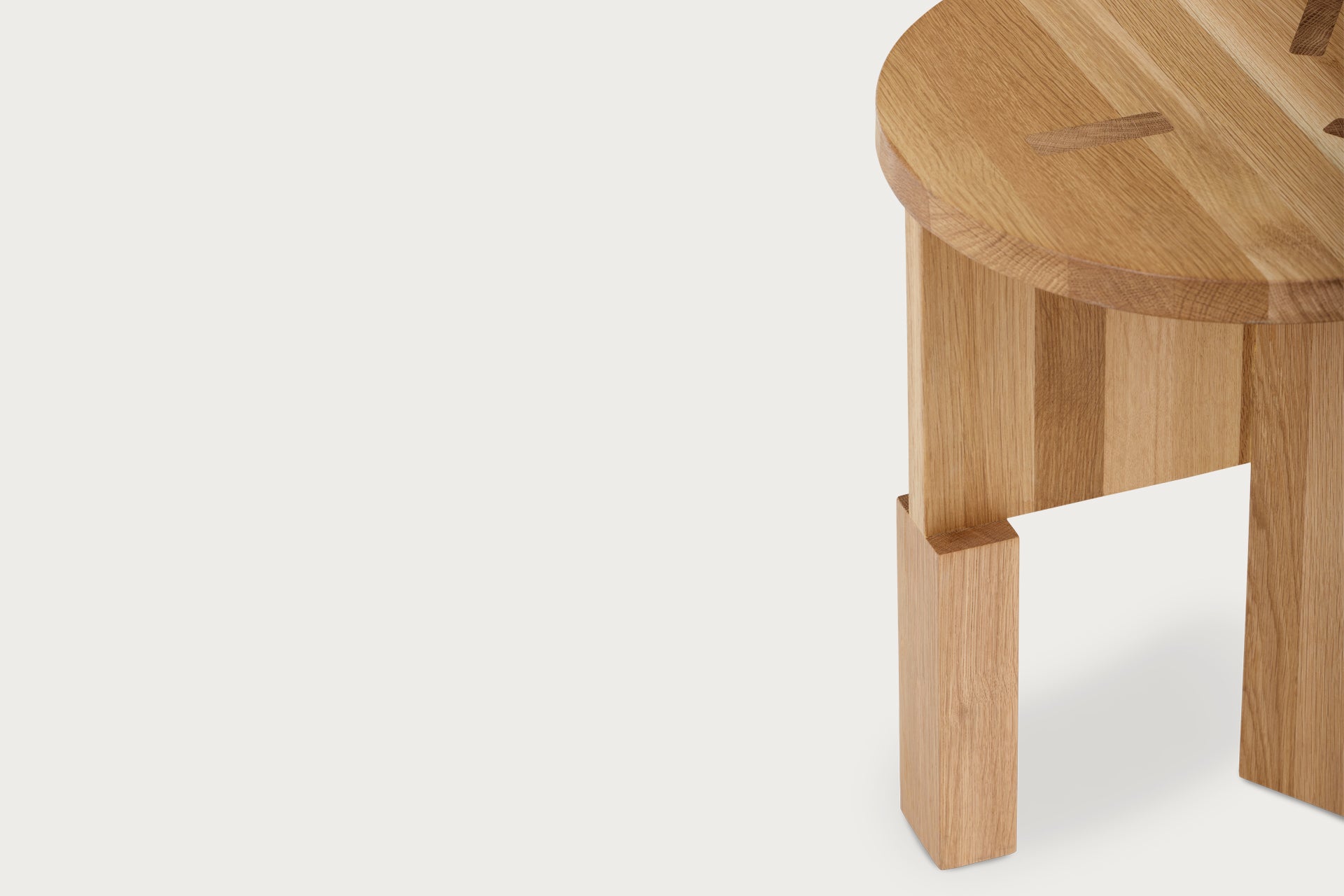 Elephant Oak Stool