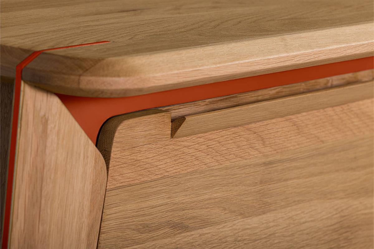Lika TV Unit with Colorful Metal Details