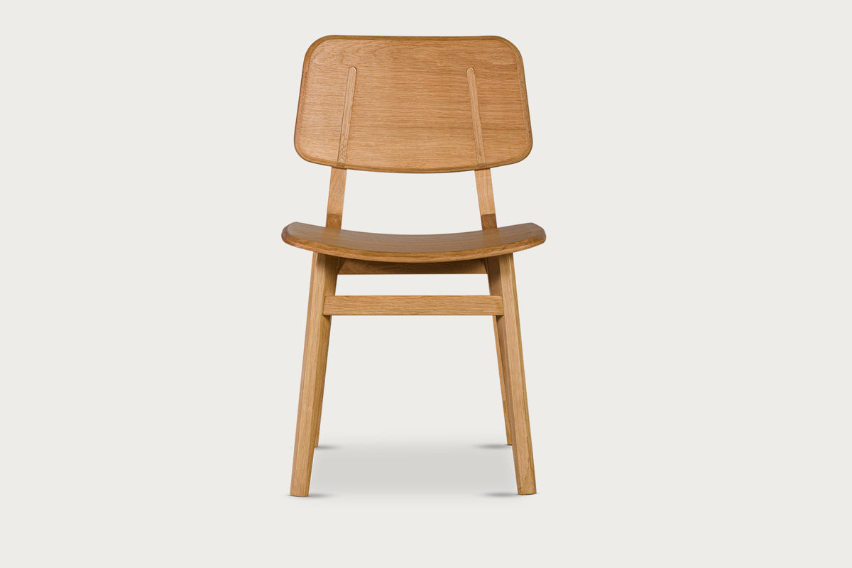 Lika Chair Solid Wood Oak Body, Solid Wood Oak Back, Solid Wood Oak Seat