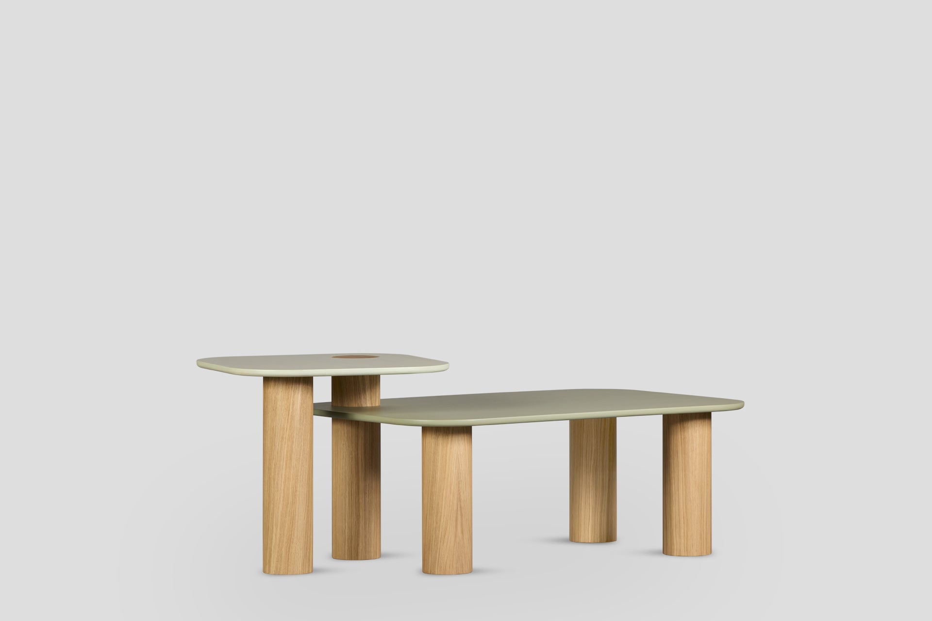 Rol İki Katlı Orta Sehpa Kare