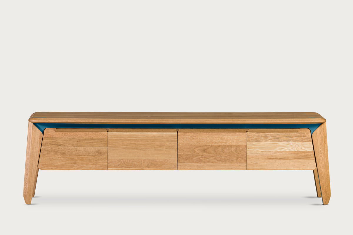 Lika TV Unit with Colorful Metal Details