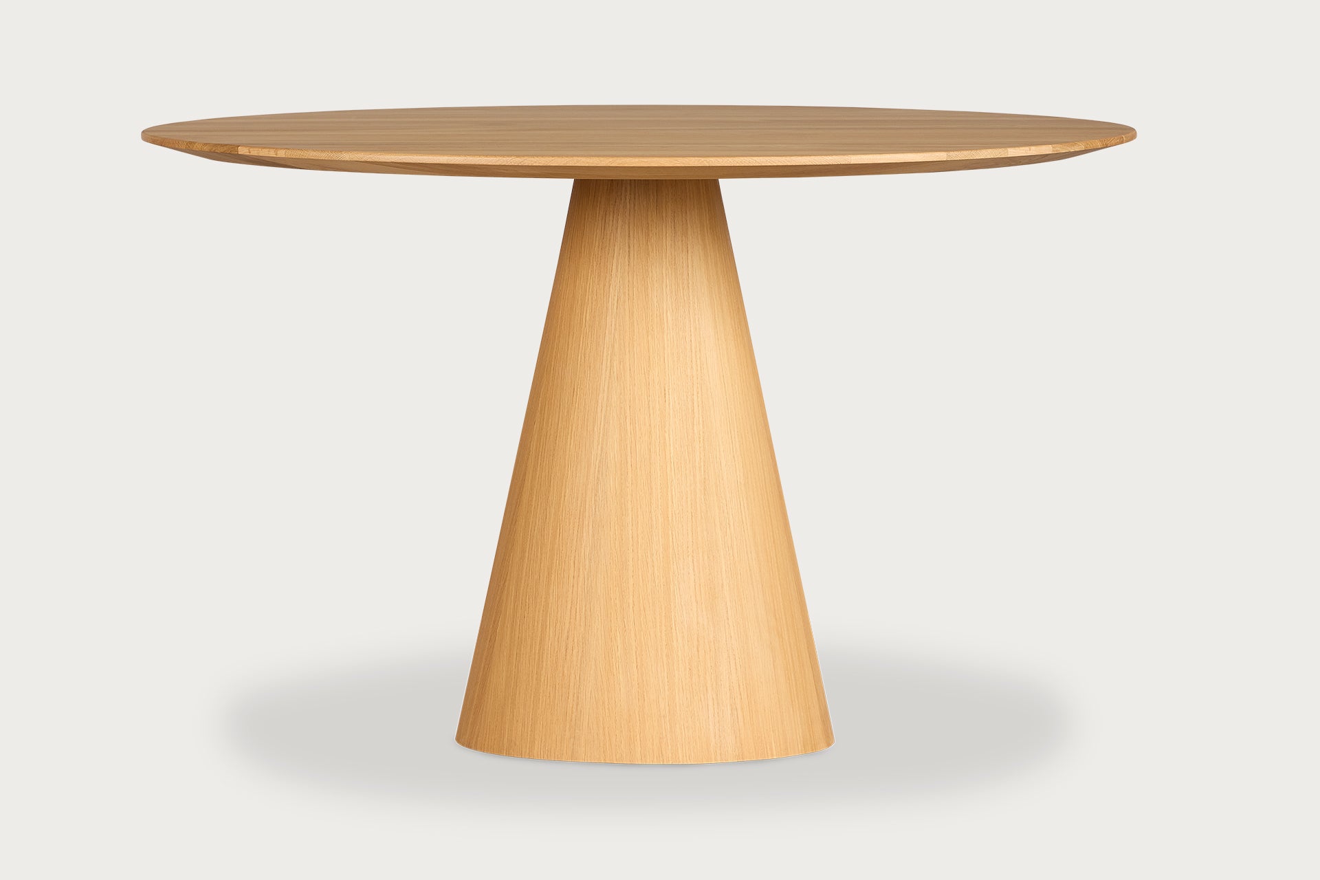 Pico Ahşap Meşe Yuvarlak Masa, 120 cm