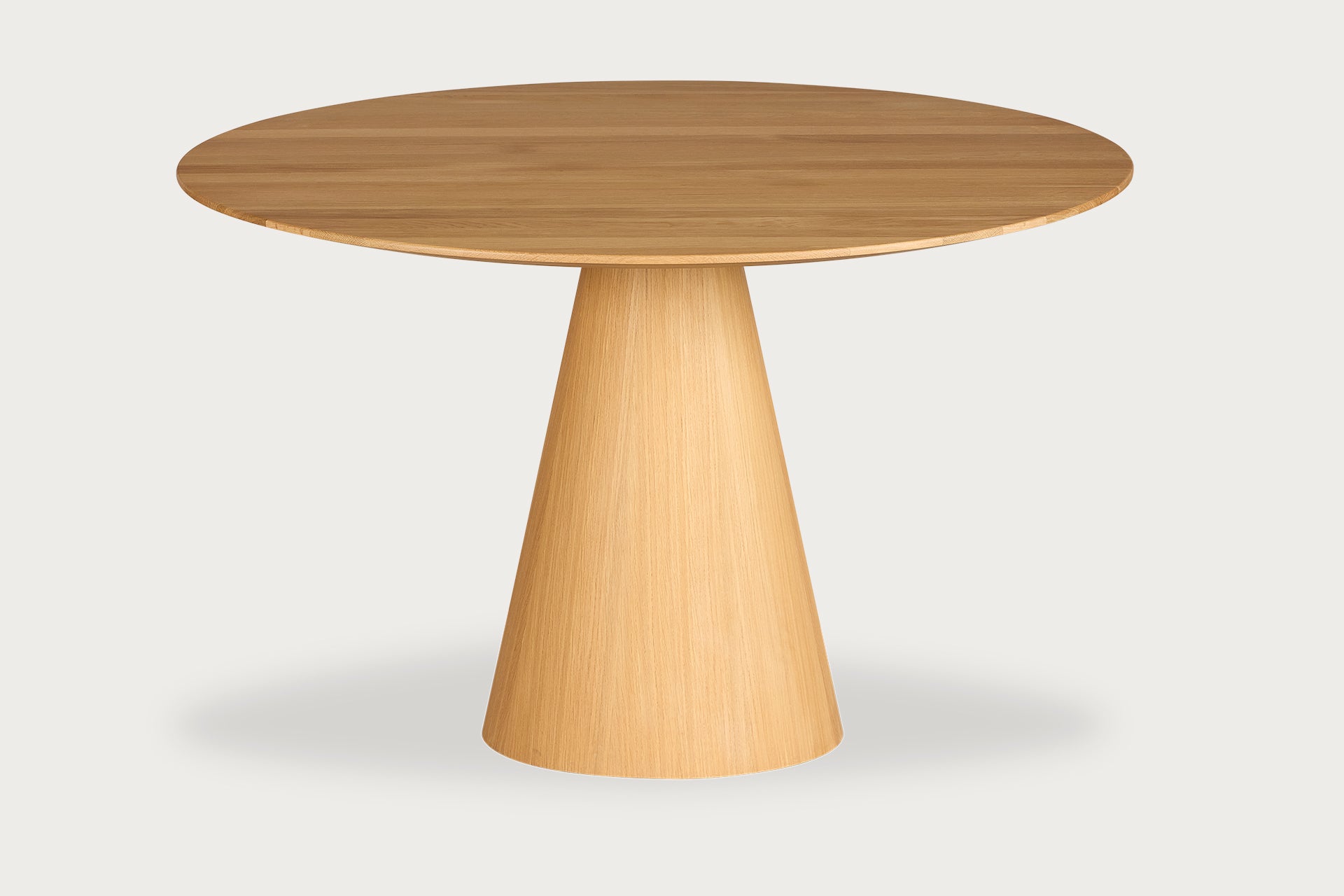 Pico Ahşap Meşe Yuvarlak Masa, 120 cm