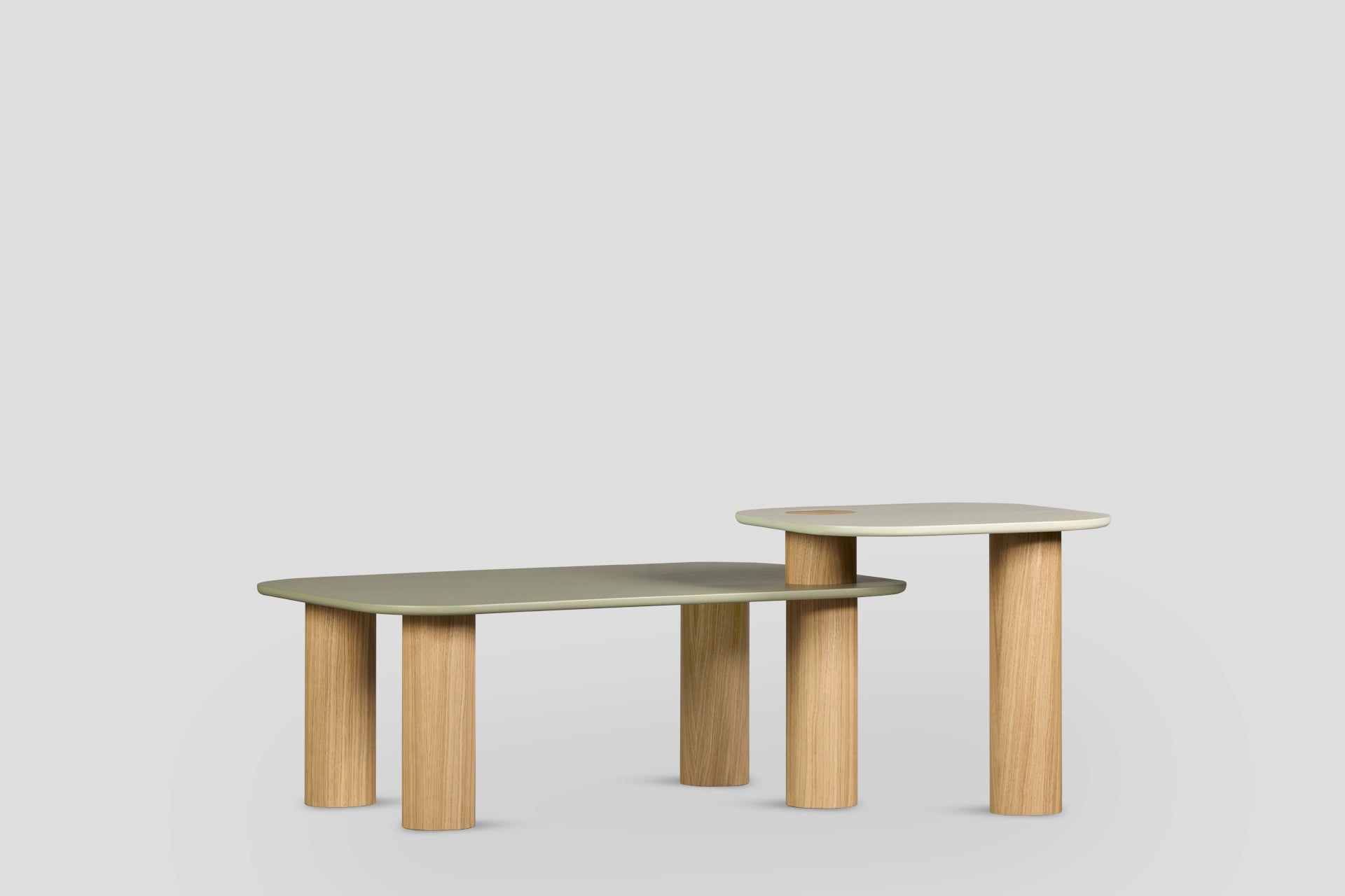 Rol İki Katlı Orta Sehpa Kare