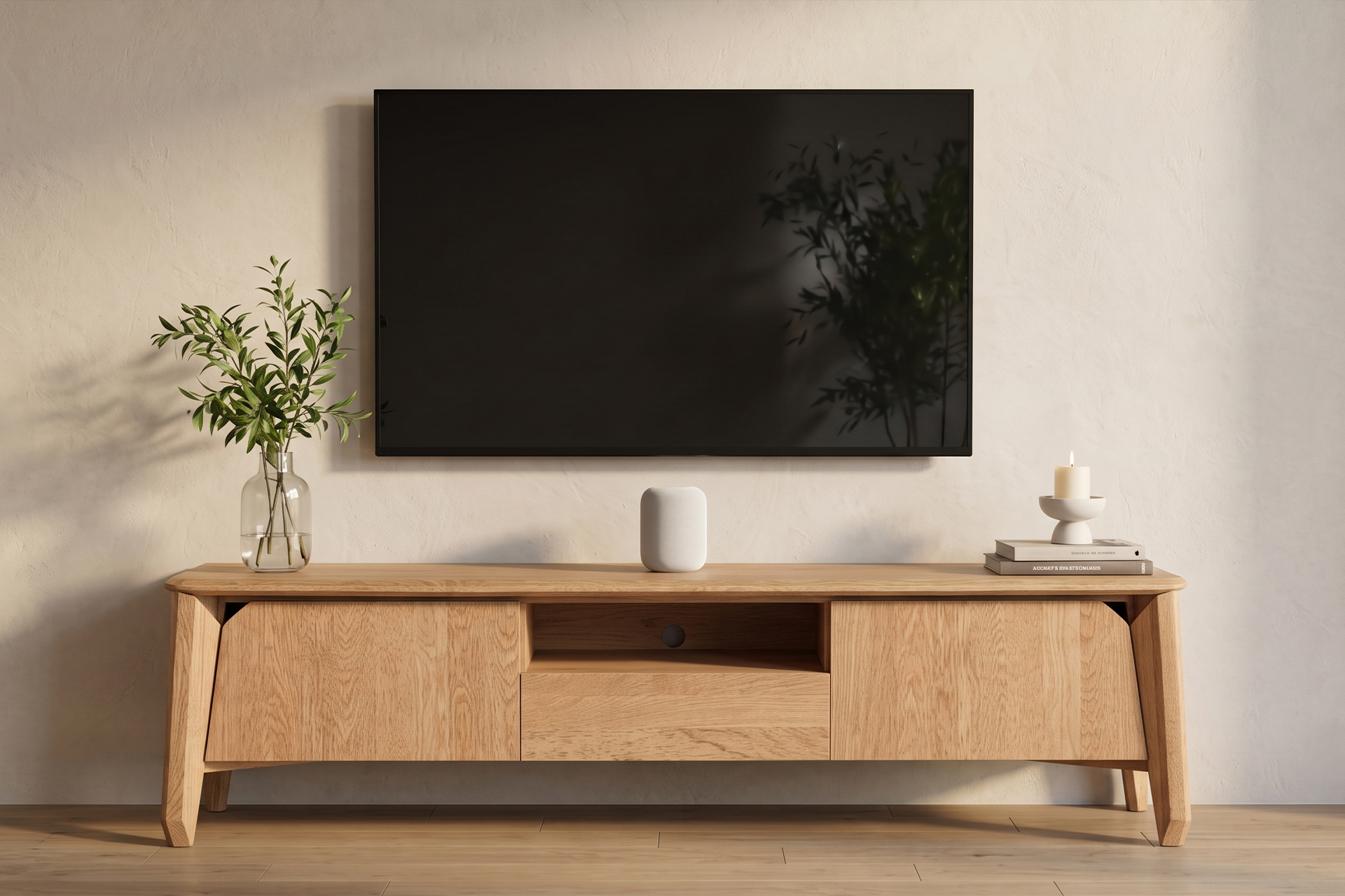 Lika TV Unit with Wooden Cover